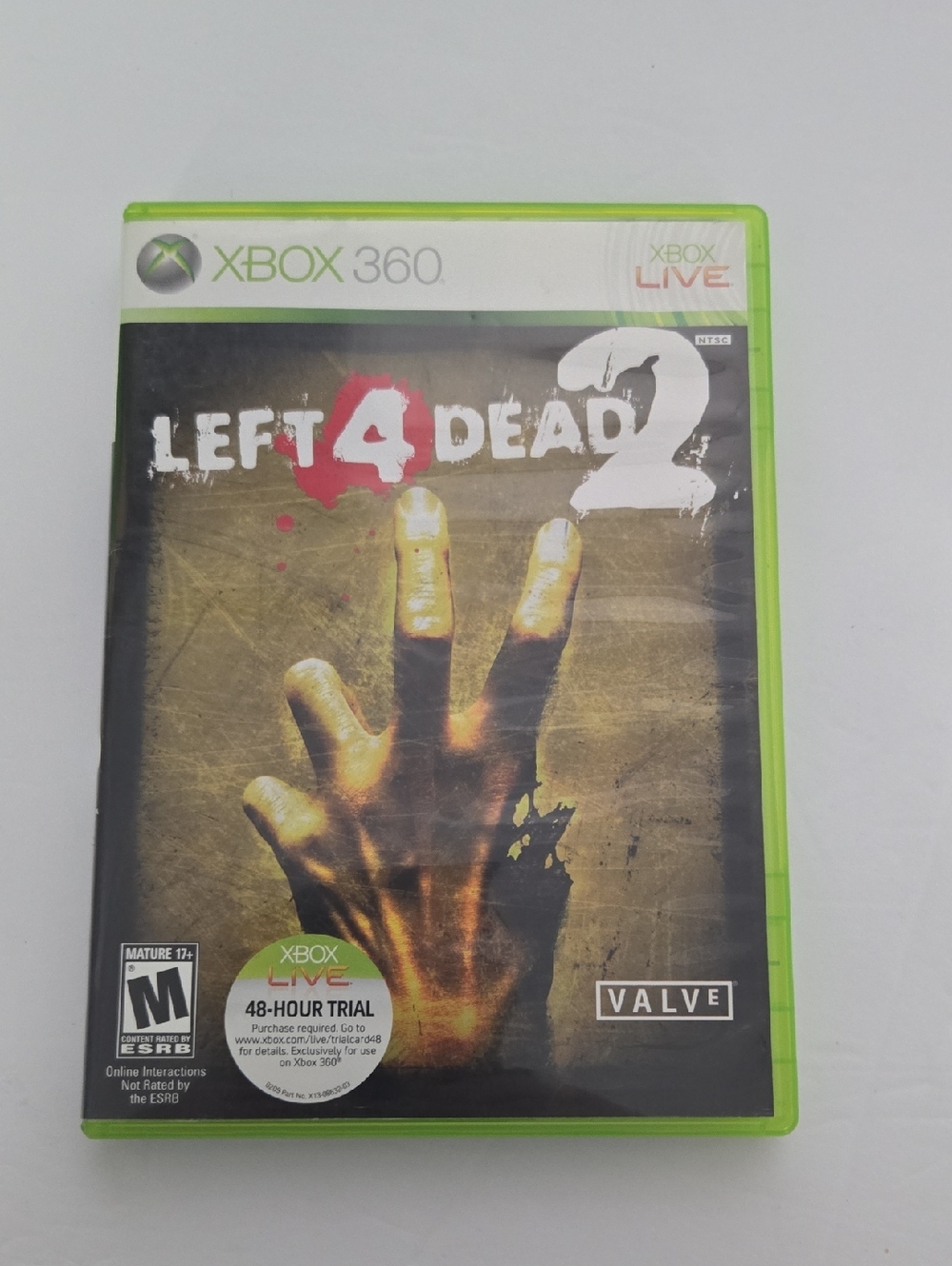 Left 4 Dead 2 Xbox 360 Case (Green)